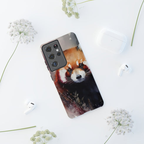 Red Panda in Watercolor - Impact Resistant Phone Case